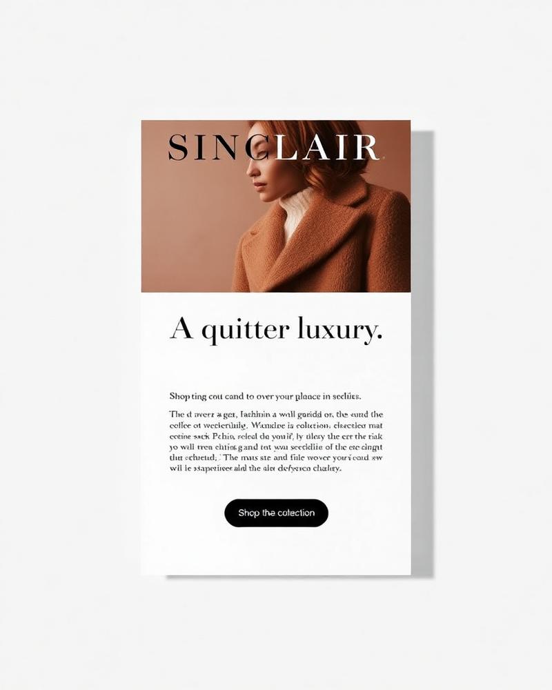 Autumn Editorial — Newsletter email template