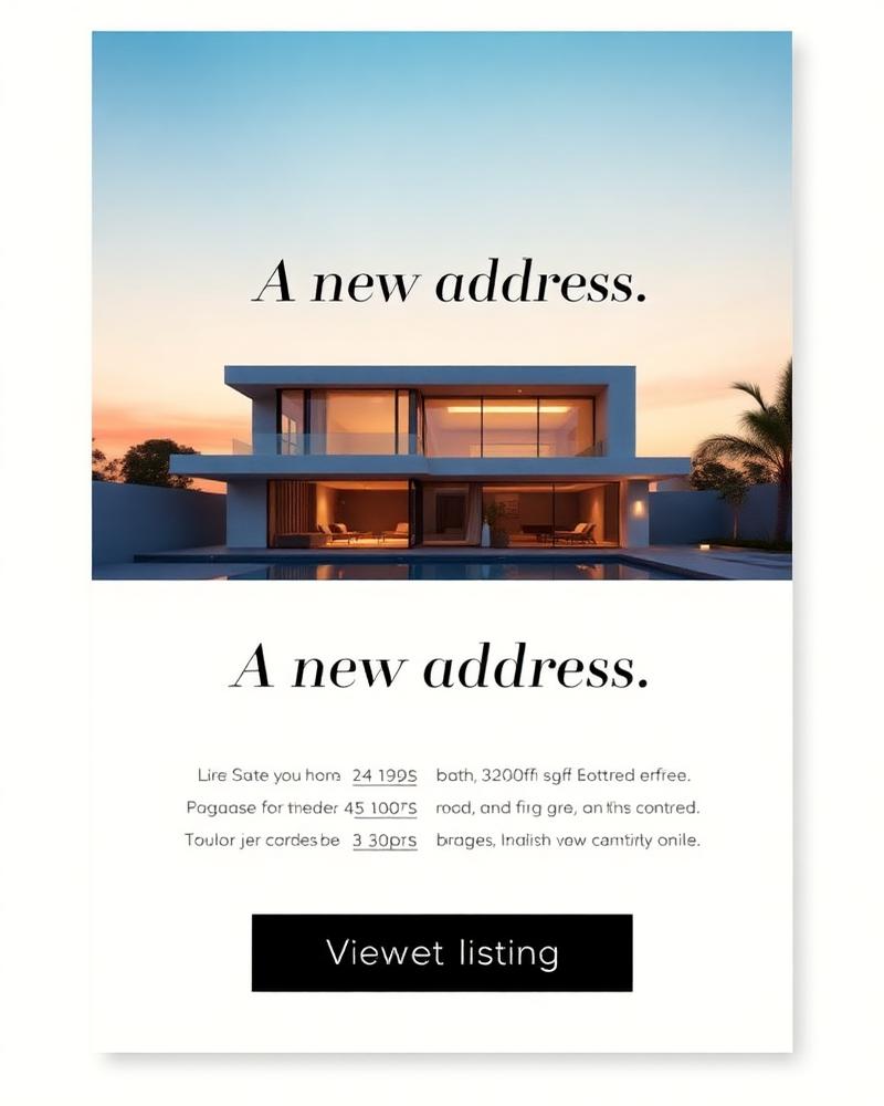 Property Launch — Real Estate email template